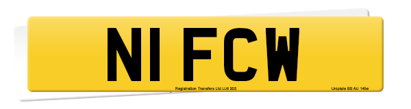 Registration number N1 FCW